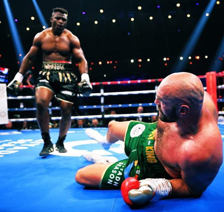 Tyson Fury survives knockdown in controversial win over Francis Ngannou in Saudi Arabia
