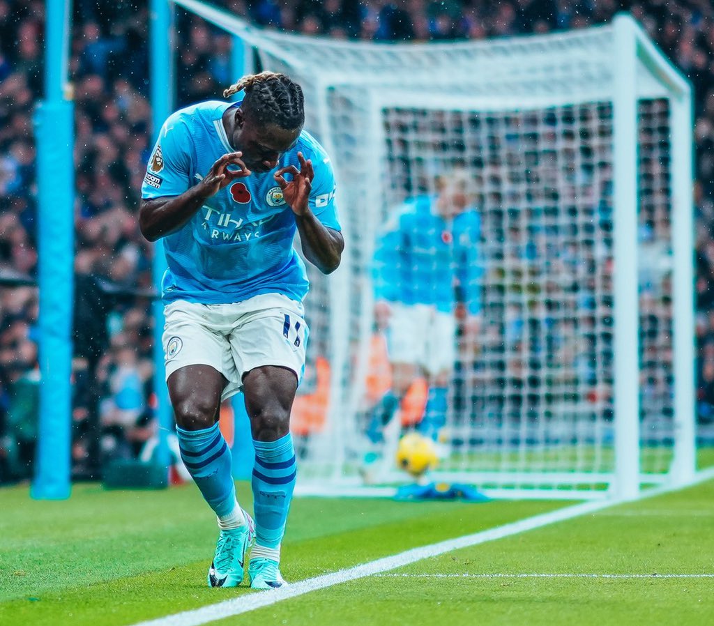 Jeremy Doku involved in five goals as Manchester City thump Bournemouth