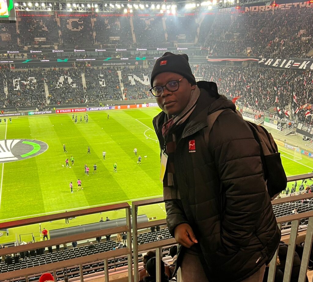 Joy Sports Editor Fentuo Tahiru Fentuo in Germany for 5-day working visit to the Bundesliga