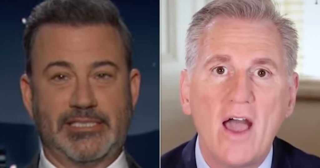 Jimmy Kimmel Makes Brutal Prediction About What's Next For Kevin McCarthy