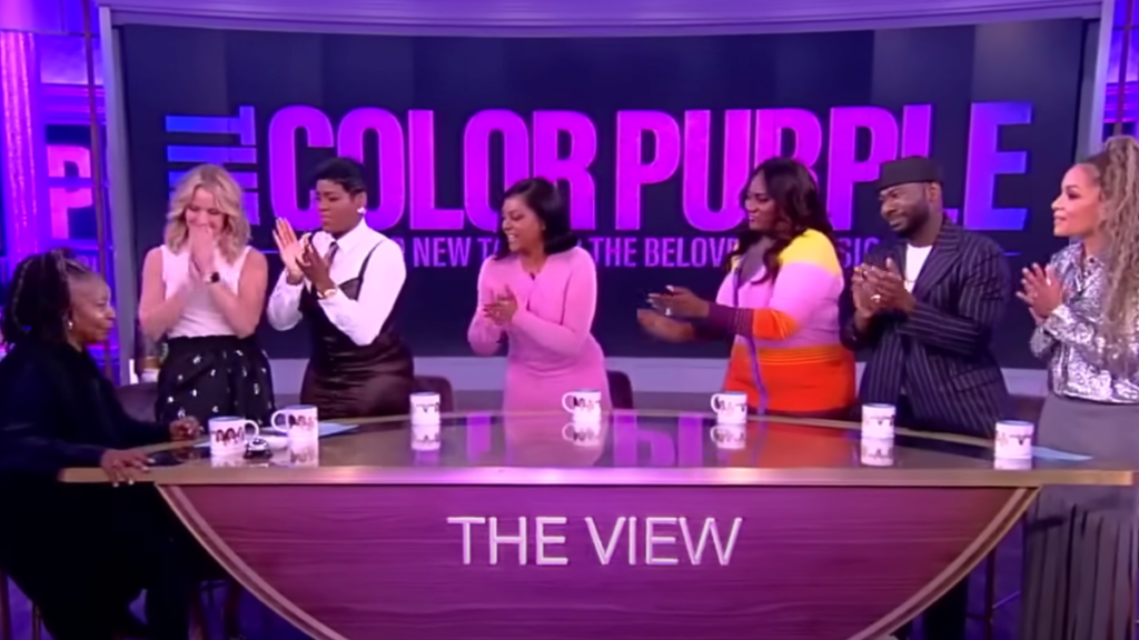 Whoopi Goldberg Gets Her Flowers From 'The Color Purple' Cast