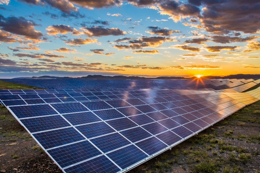 Solar energy plant Africa
