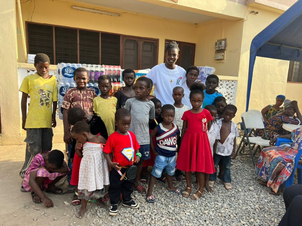 Black Queens player Philomena Abakah donates to orphanage home in Cape Coast