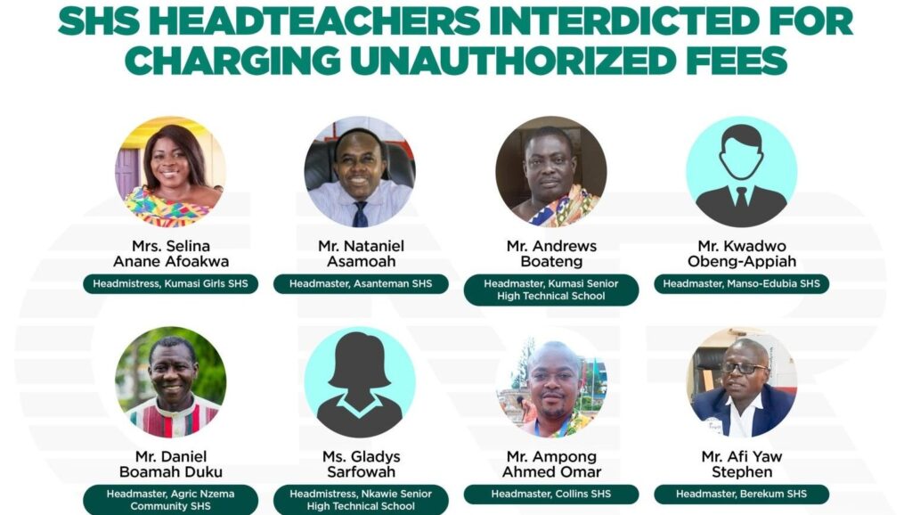 We've not reinstated interdicted headteachers