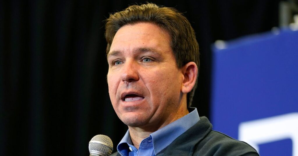 Voter Confronts DeSantis Over Trump: 'Why Haven't You Gone Directly After Him?'