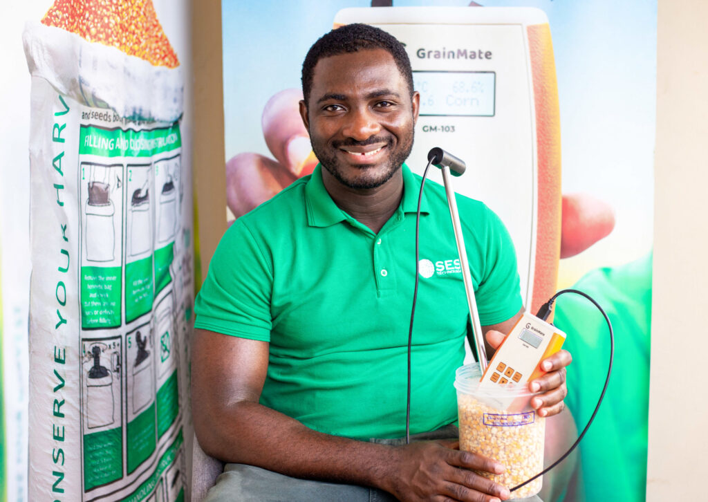 Isaac Sesi's GrainMate saves farmers from food losses