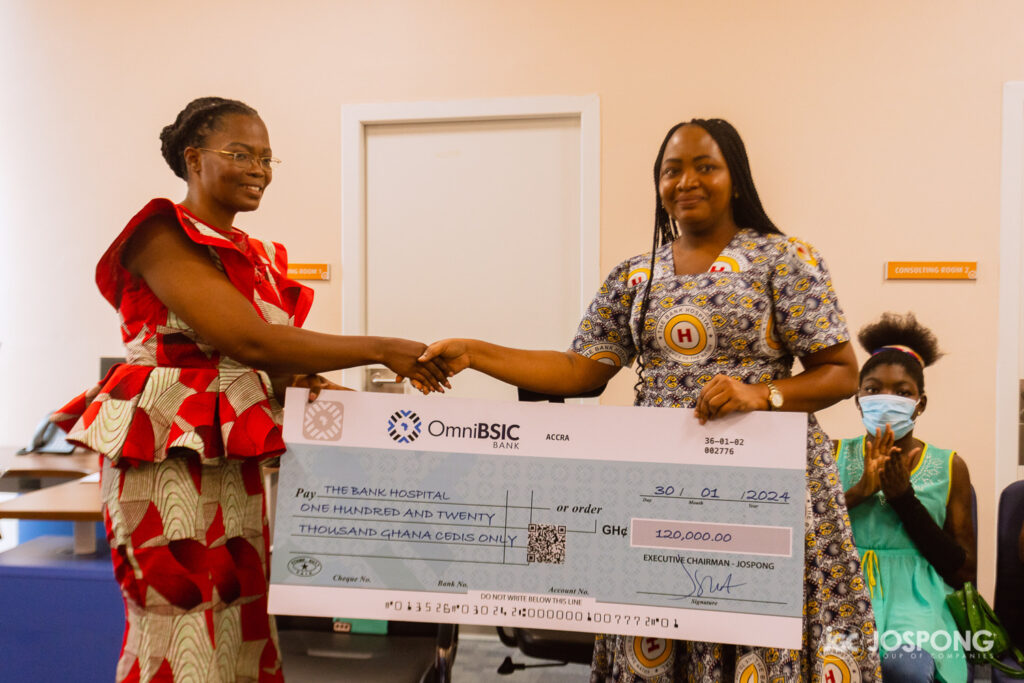 Jospong Group supports dialysis patients at The Bank Hospital with GH¢120k