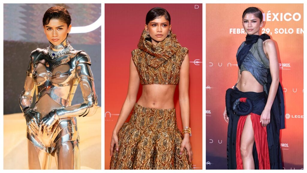Zendaya's Stunning "Dune" Press Tour Fashion Moments