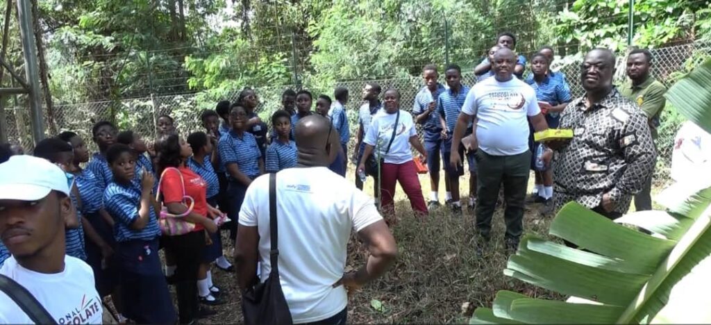 Tourism Authority celebrates Valentine's Day with students at Kumasi Zoo