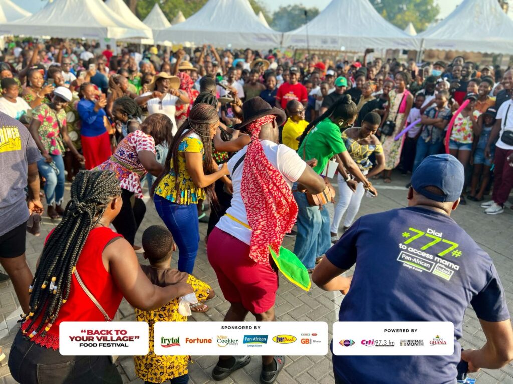 Participants take over dance floor at 'Back to Your Village Food Festival'