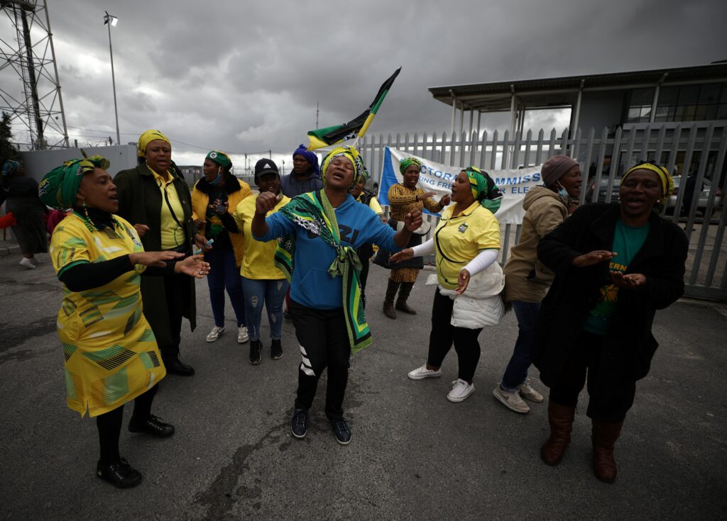 South Africa’s ANC launches election campaign to full stadium
