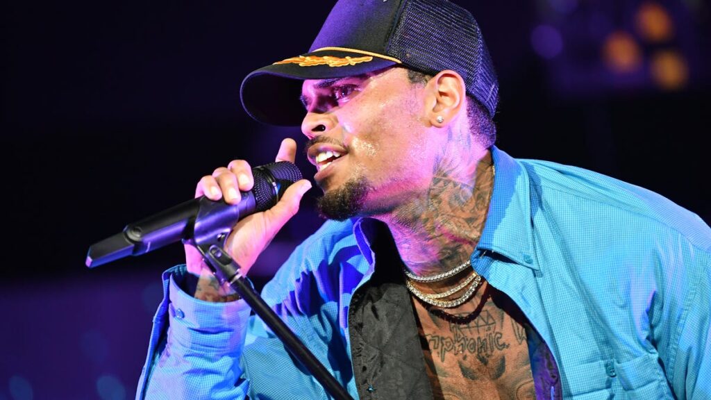 Chris Brown Gets Stuck Mid-Air During New Jersey Tour Stop
