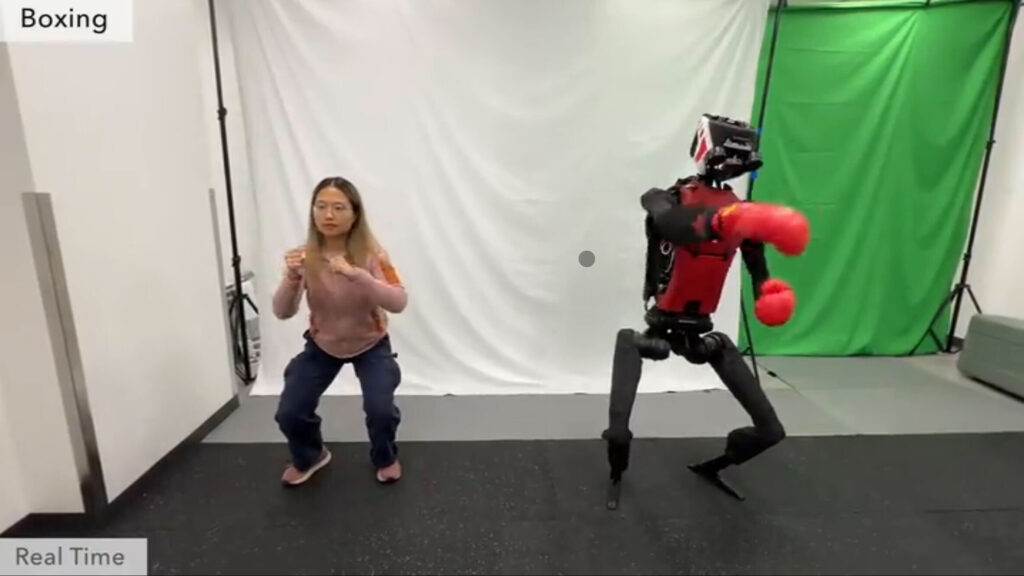 These robots learned tennis and boxing after observing people