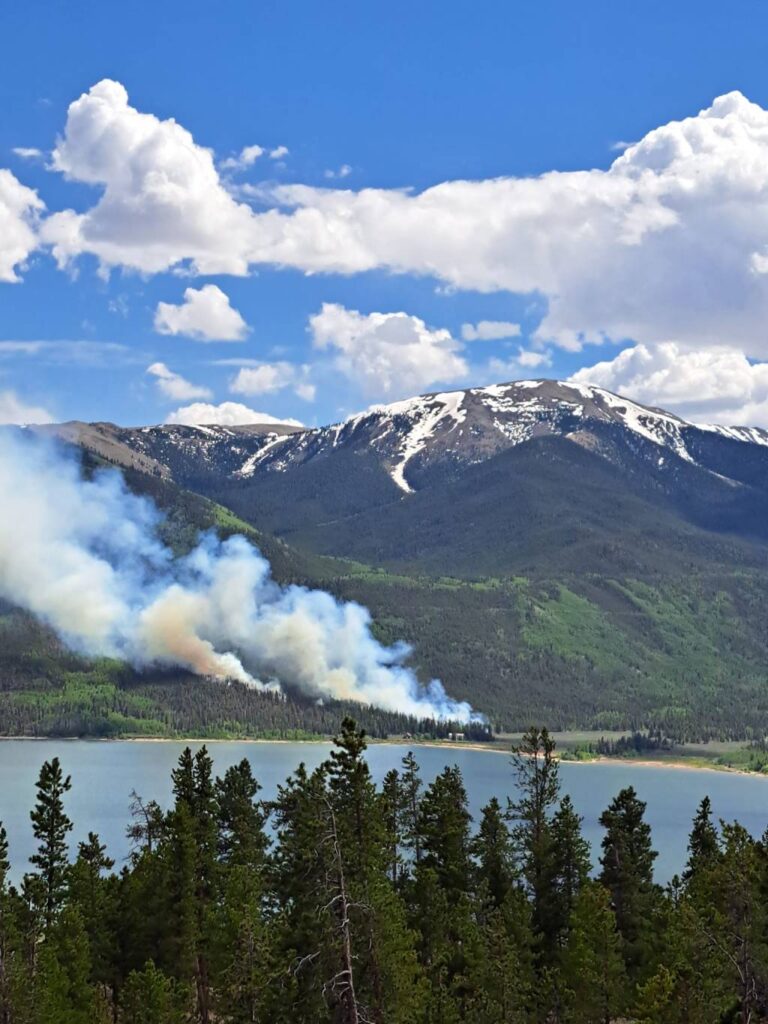 Wildfire burning near Lake County's Twin Lakes prompts evacuations
