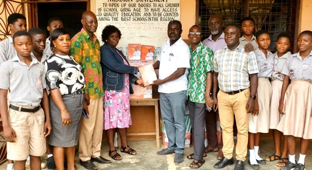 22 underserved basic schools receive 50,000 free exercise books, pens