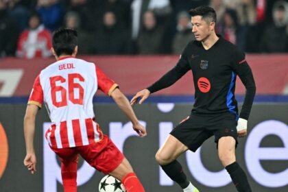 Crvena Zvezda vs Barcelona: Lewandowski score brace as Barca dismantle Red Star