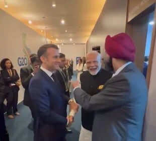 "From One Indian To Another," World Bank Chief's Joke Leaves Modi, Macron In Splits In Brazil