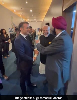 "From One Indian To Another," World Bank Chief's Joke Leaves Modi, Macron In Splits In Brazil