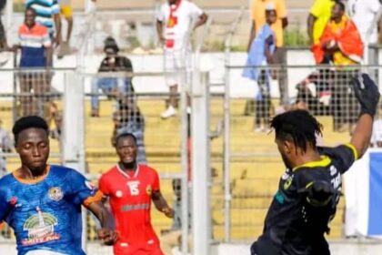 GPL: Nations FC beat Kotoko, extending the Porcupine Warriors' losing streak to four