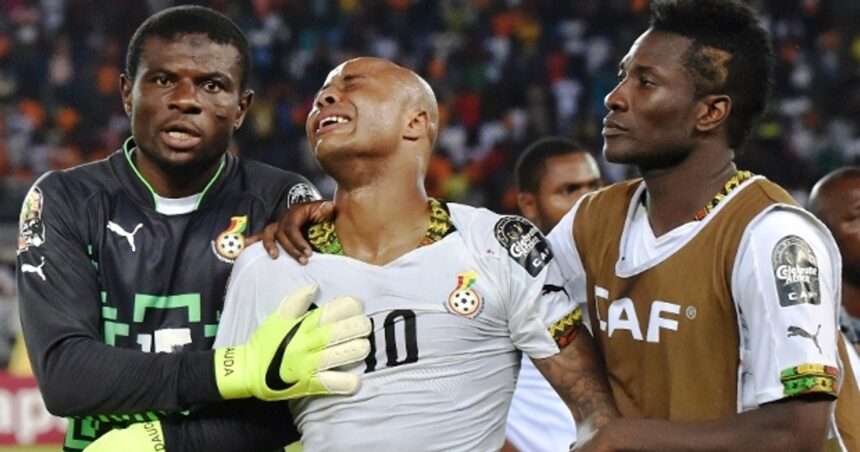 Number of times Black Stars failed to qualify for the Africa Cup of Nations