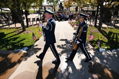 On Veterans Day, retired Air Force Major Gary “Bear” Sholders honored in Westminster