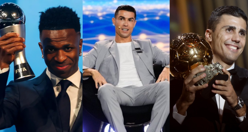 'It was unfair' - Why Cristiano Ronaldo believes Vini Jr deserved Ballon d’Or over Rodri