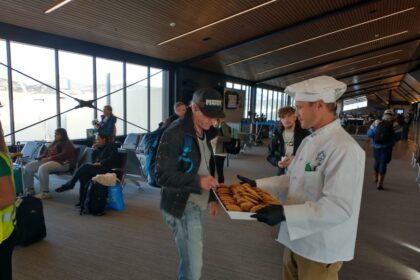 First Frontier Airlines flight from Denver arrives in Eagle County