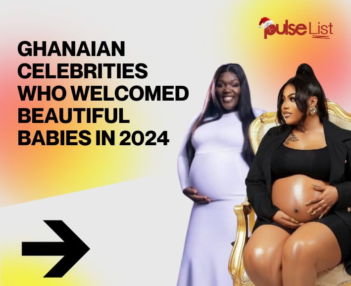 Ghanaian celebrities who welcomed beautiful babies in 2024