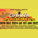 Here's a line up of Ghana Weekender activities you shouldn't miss this December