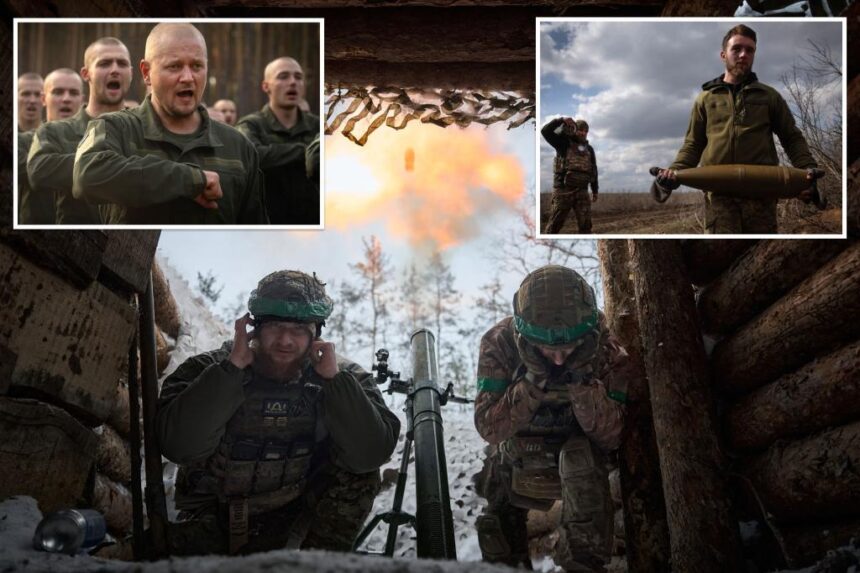 Under-equipped Ukrainian Soldiers fleeing the frontlines