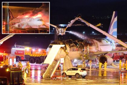 Passenger plane catches fire on South Korea runway, at least 7 injured