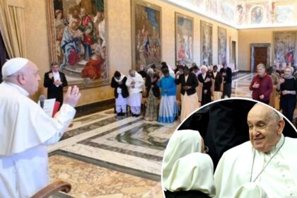 Pope Francis tells group of nuns not to 'gossip' and to be more 'friendly and loving' during rant