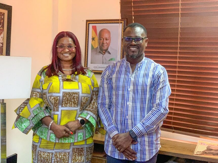 I'll stand by your side - New Deputy GTA CEO Abeiku Santana to Maame Efua Houadjeto