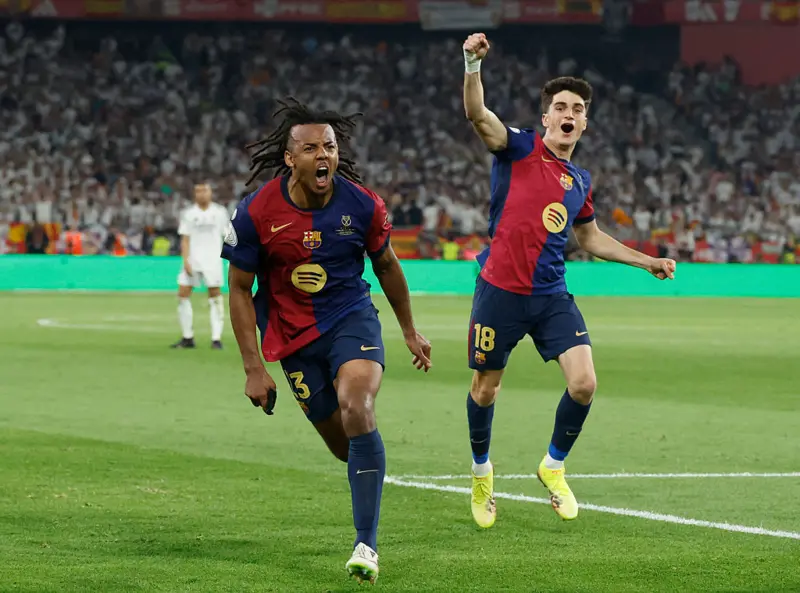 Kounde strike wins Copa del Rey final for Barcelona