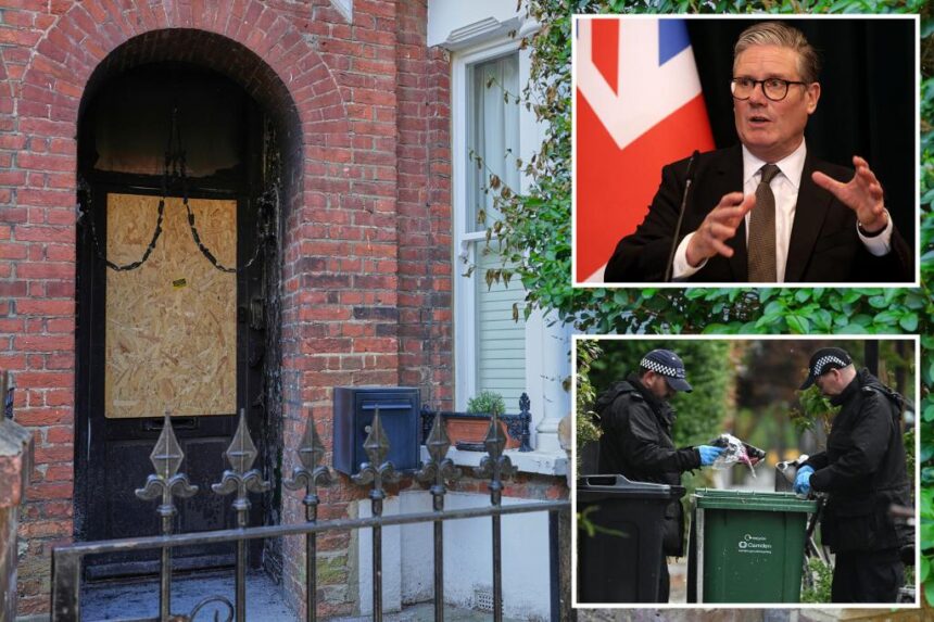 Ukrainian man charged over fire at British PM Keir Starmer's house