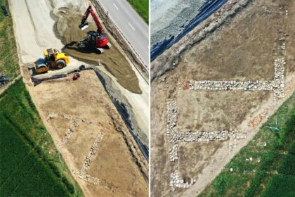 Archaeologists uncover long-lost Ancient Roman building under construction site