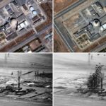 Before and after photos of Iran's Arak heavy water reactor following Israeli airstrike