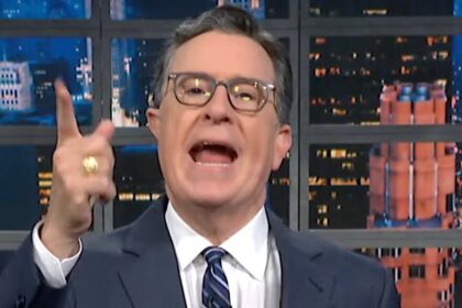 Stephen Colbert Spots 1 Word Trump's Too 'Embarrassed' To Say