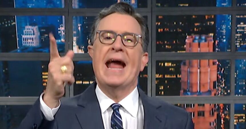 Stephen Colbert Spots 1 Word Trump's Too 'Embarrassed' To Say