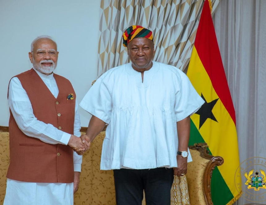 Ghana and India to expand cooperation in trade, agriculture, energy - Mahama