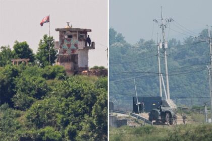North Korean man crosses the heavily fortified border to South Korea