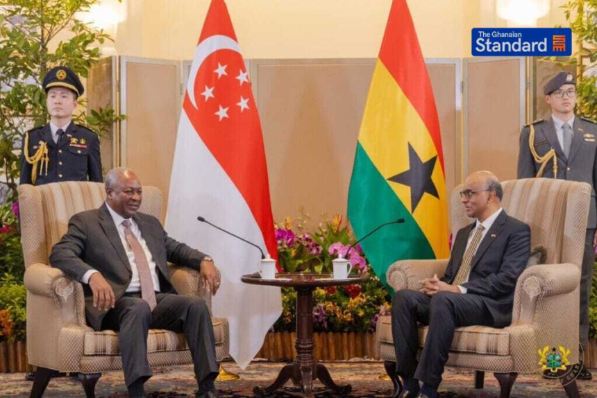 Cross-border payments must be seamless – President Mahama in talks with Singapore’s Tharman Shanmugaratnam