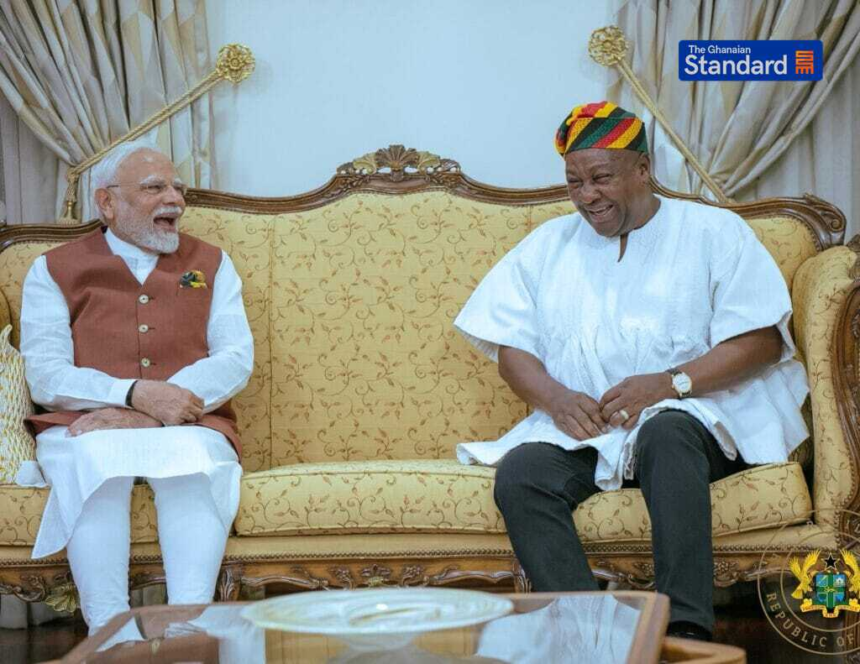 Mahama, Modi commit to deeper Ghana-India partnership in trade, tech, and youth empowerment