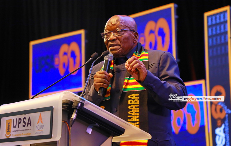 Photos: Former South African President Jacob Zuma delivers UPSA annual lectures