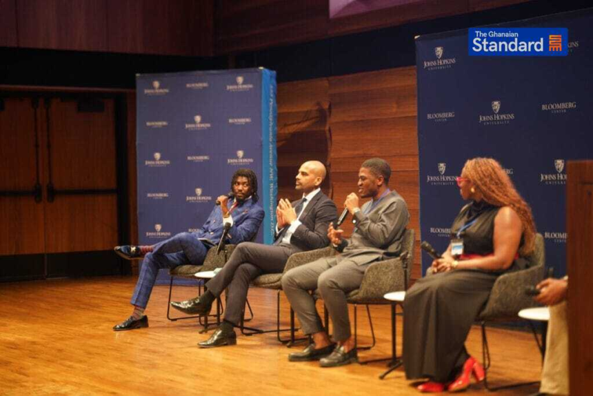 Sharaf Mahama calls for increased investment in Africa’s sports and entertainment sectors at Johns Hopkins conference