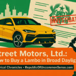 Street Motors, Ltd.: How to buy a Lambo in broad daylight