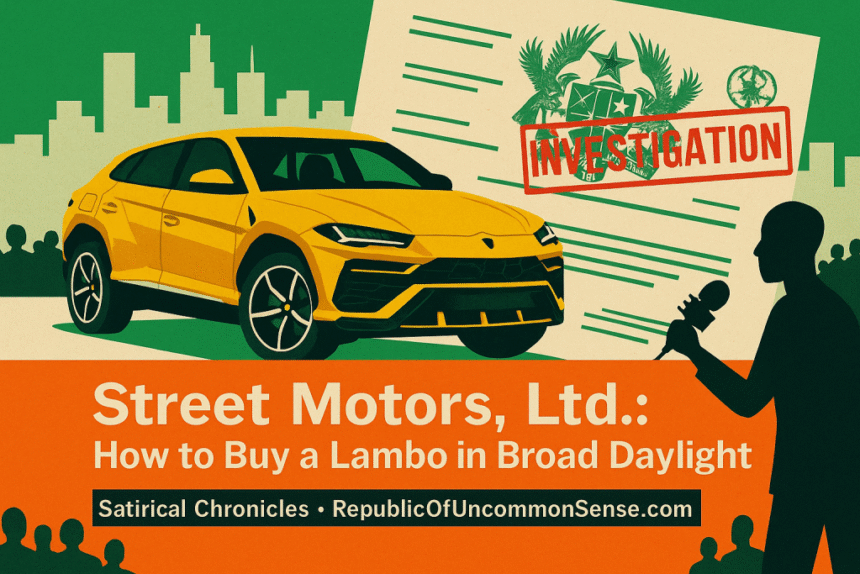Street Motors, Ltd.: How to buy a Lambo in broad daylight