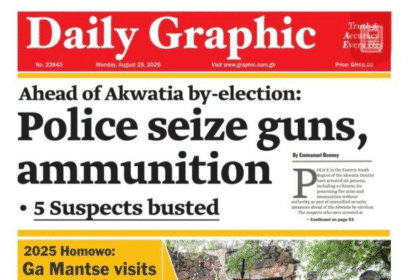 Today's Front pages: Monday, August 25, 2025