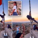 Wannabe influencer facing jail time for stunt dancing on Turkish flag